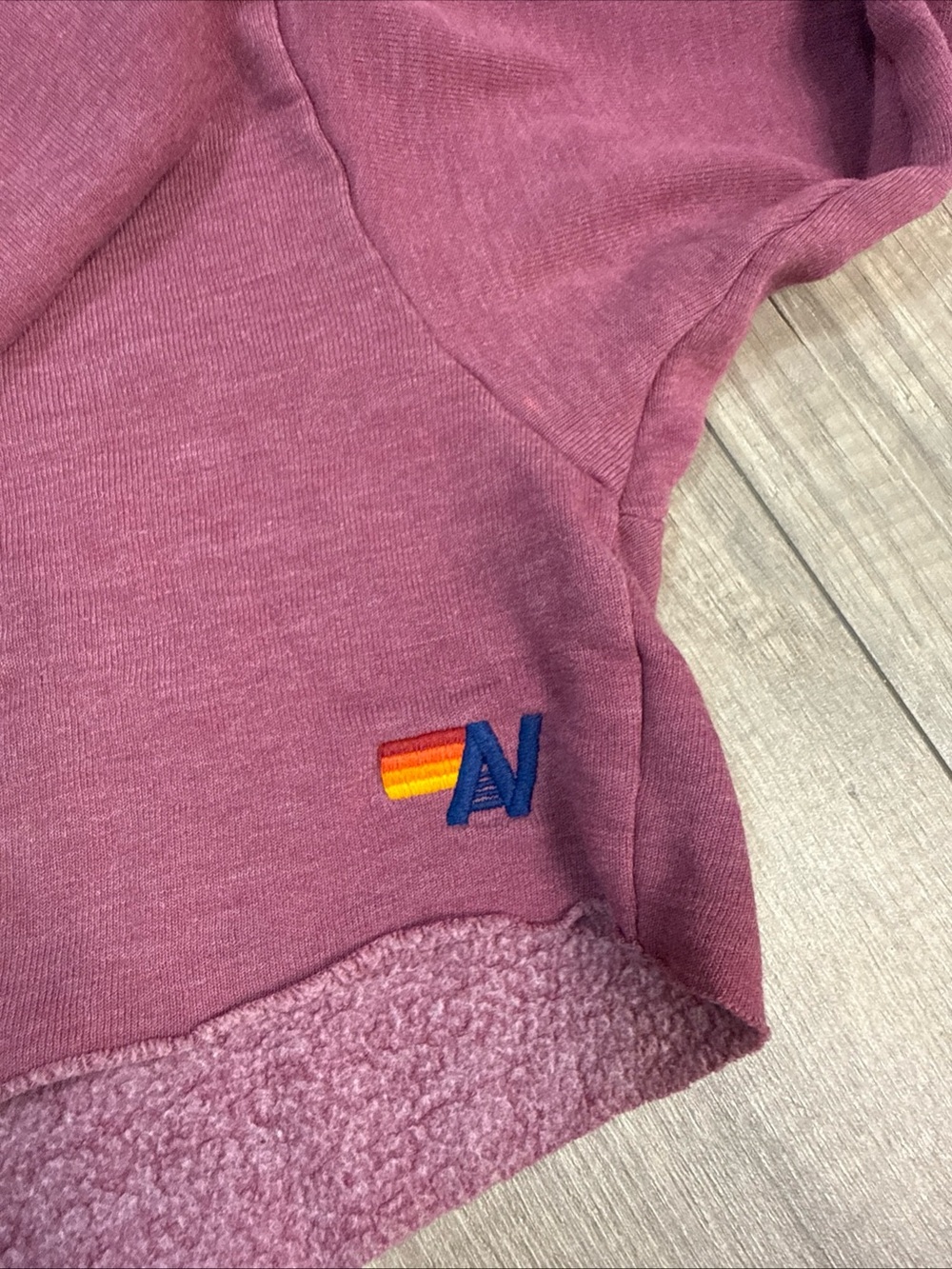 Aviator Nation Pink Cropped Sweatshirt - Picture 4 of 5